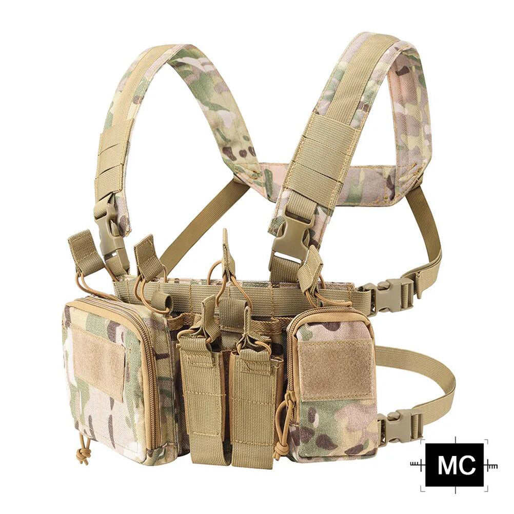 SINAIRSOFT Airsoft Tactical Chest Rig Vest Equipment Magazine Pouch