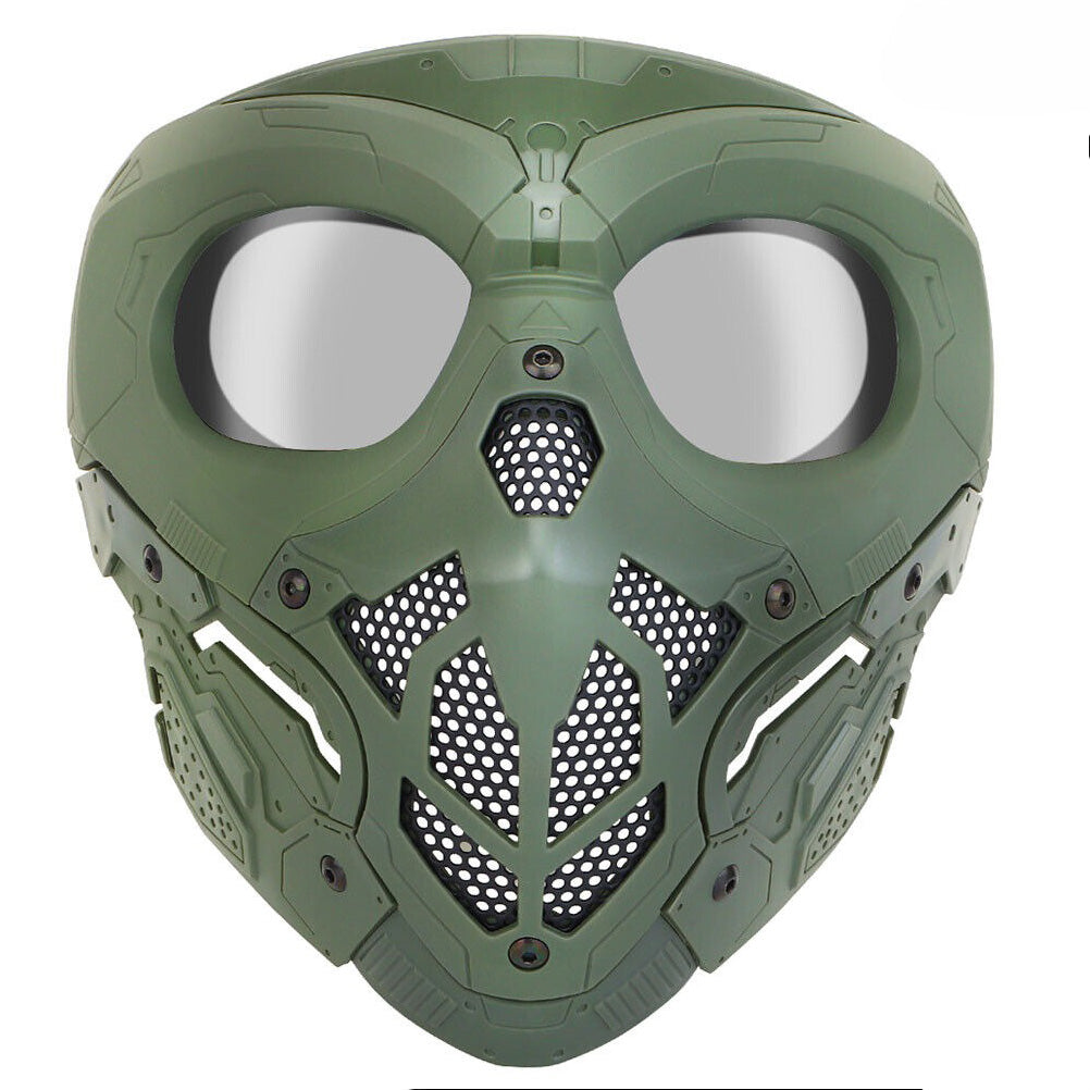 SINAIRSOFT Tactical Lurker Skull Mask Full Face Airsoft CS Protective Mask