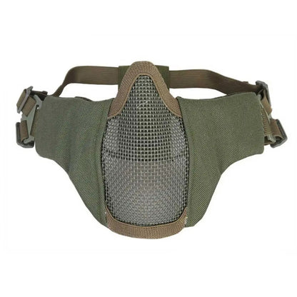 SINAIRSOFT Tactical Airsoft Mask Metal Mesh Half Face Paintball Hunting Mask