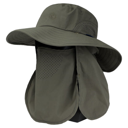 EMERSONGEAR BlueLabel Frillnecks Hat Detachable Face Mask Back Panel Cap