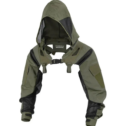 SINAIRSOFT Tactical Breathable Functional Hooded Sleeve Coat