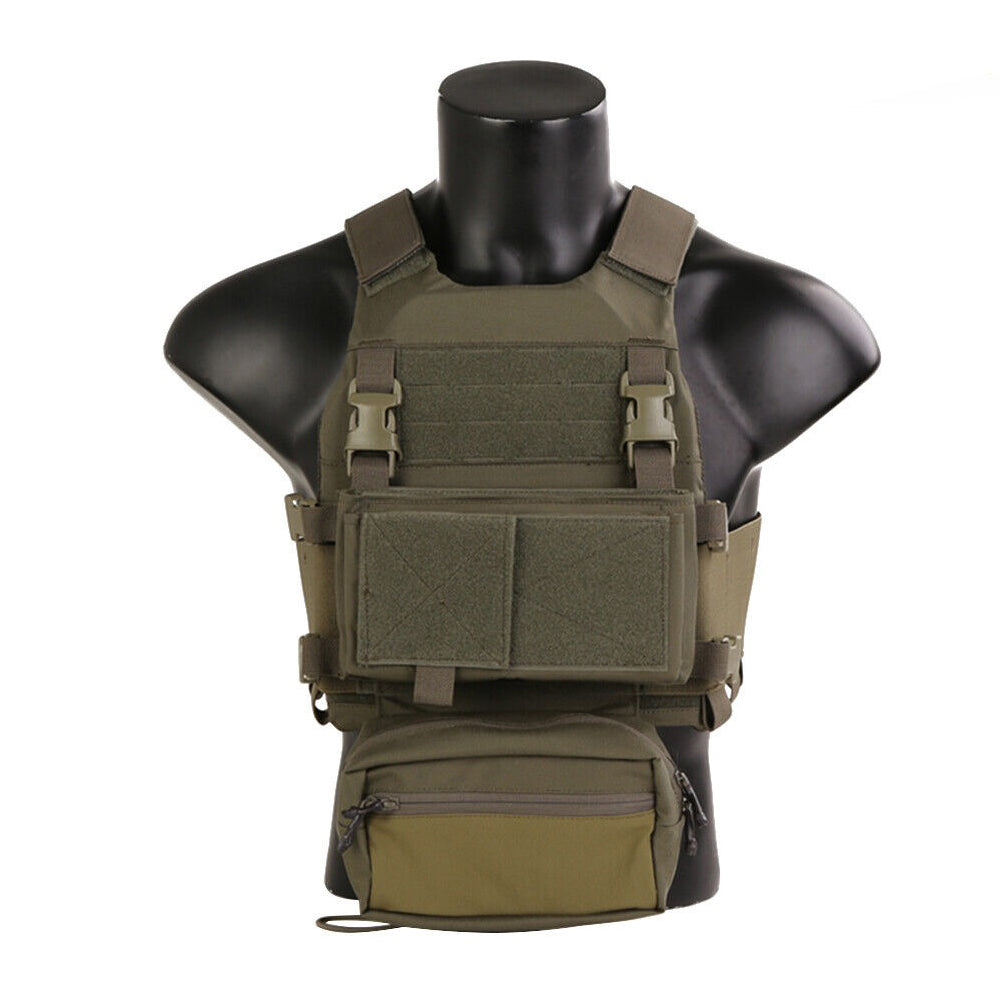 EMERSONGEAR Tactical FCS Slicker Plate Carrier Sack Pouch Micro Fight Chassis Vest