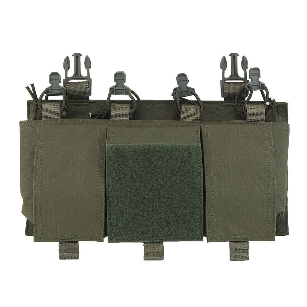 SINAIRSOFT Tactical Magazine Pouch Open Top 5.56 Rifle Mag Holder Vest Front Panel