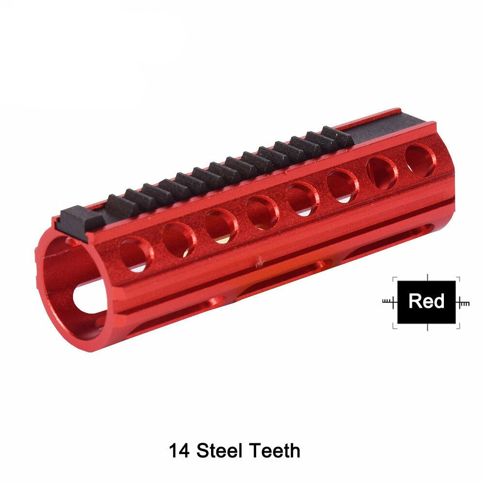 SINAIRSOFT MA Full Steel Or Half 14 Teeth Aluminum Piston for Airsoft AEG Ver. 2/3 Gearbox