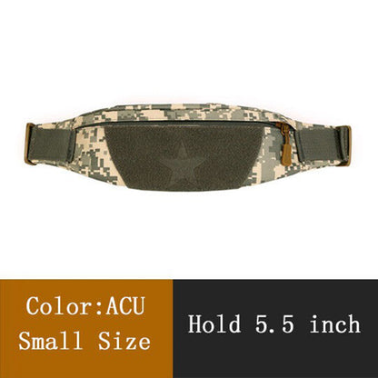 SINAIRSOFT Lightweight Belt Fanny Pack Waist Bag Camping Running Hiking Zip Bag