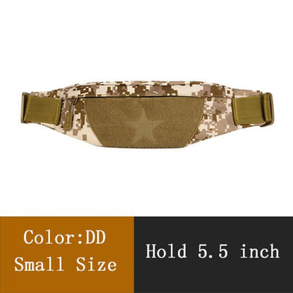 SINAIRSOFT Lightweight Belt Fanny Pack Waist Bag Camping Running Hiking Zip Bag