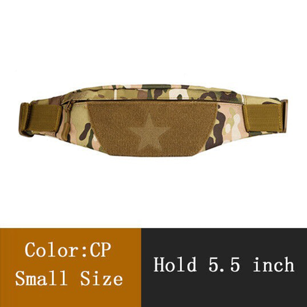 SINAIRSOFT Lightweight Belt Fanny Pack Waist Bag Camping Running Hiking Zip Bag
