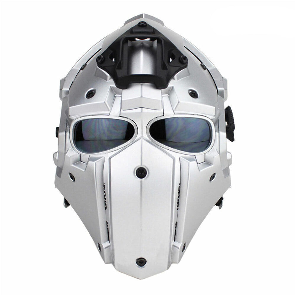 SINAIRSOFT Tactical G4 Full Face Helmet Mask + Goggles Airsoft Paintball CF CS Game