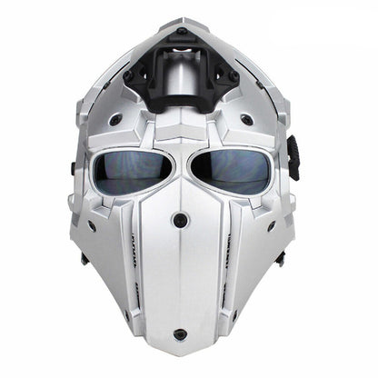 SINAIRSOFT Tactical G4 Full Face Helmet Mask + Goggles Airsoft Paintball CF CS Game