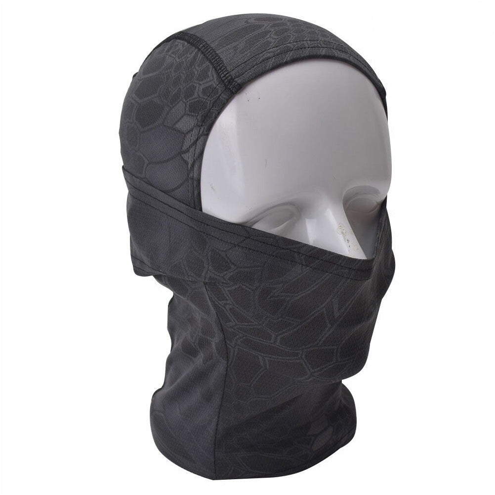 SINAIRSOFT Tactical Camo Full Hat Face Mask Neck Scarf Windproof Cycling Protect