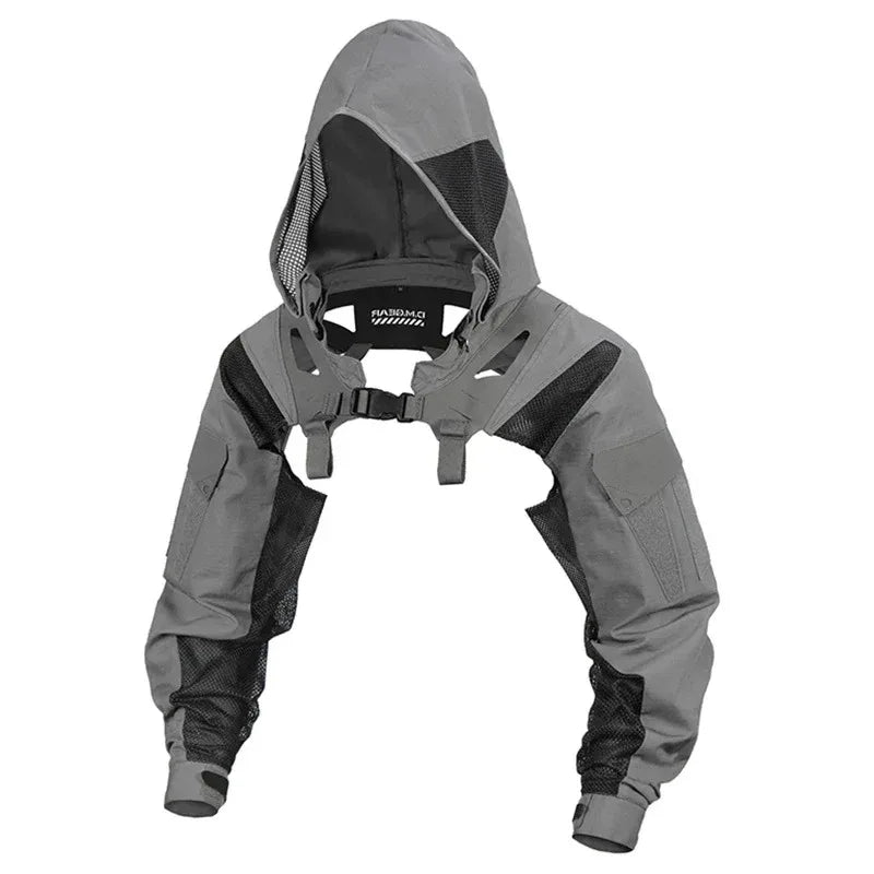 SINAIRSOFT Tactical Breathable Functional Hooded Sleeve Coat