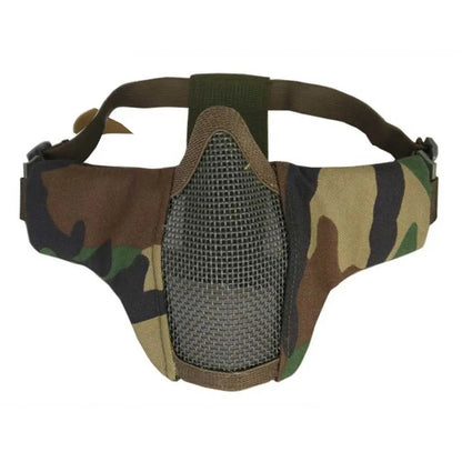 SINAIRSOFT Tactical Airsoft Mask Metal Mesh Half Face Paintball Hunting Mask