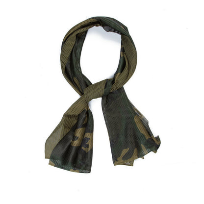 SINAIRSOFT Tactical Camo Mesh Wrap Hood Neck Scarf Sniper Face Veil Mask