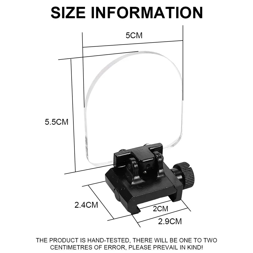 SINAIRSOFT Airsoft Rifle Scope Red Dot Sight Lens Cover Protector Shield Board