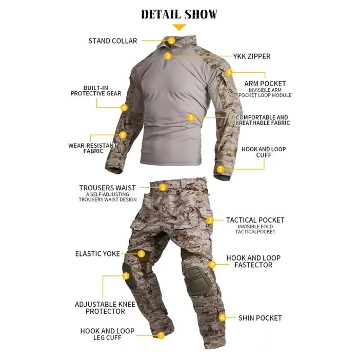 EMERSONGEAR New Gen3 Combat Pants Wear-resistant Training Clothing Airsoft Tactical Pants